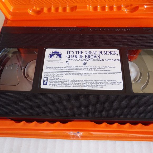 +Lot 3 Charlie Brown Peanuts VHS Christmas/Thanksgiving/Great Pumpkin (Elsa) - Picture 9 of 9